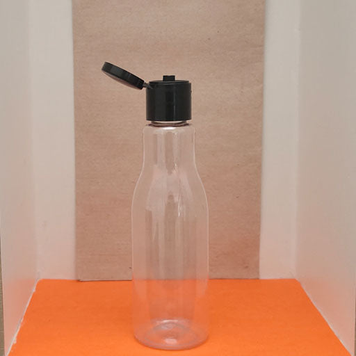 100 ml Burt Transparent Black Flip Top Cap