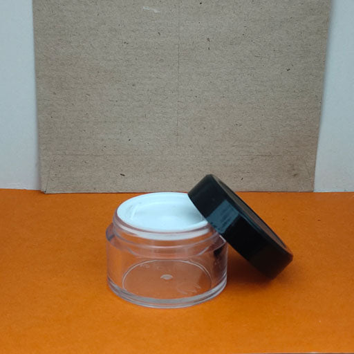 15 g Transparent San Jar Black Cap