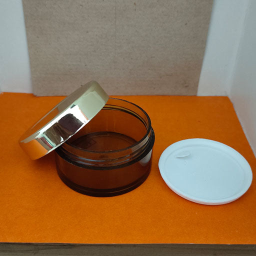 25 g Amber San Jar Gold Cap