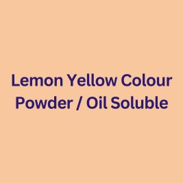 Lemon Yellow Colour Powder / Oil Soluble