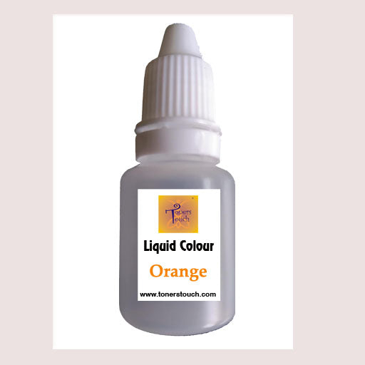 Orange -Liquid / colour