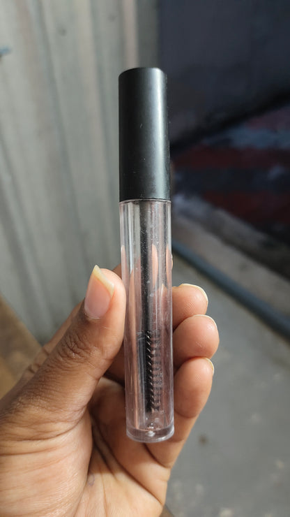 5 ml Transparent Mascara container With Black cap
