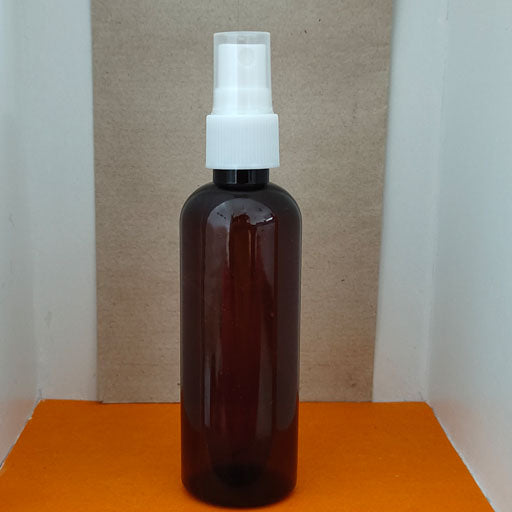 100ml Amber Round White Mist Spray