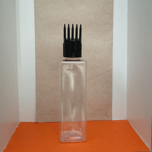 100 ml Square Transparent Comb Cap