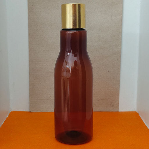 100ml Amber Burt Gold Screw Cap