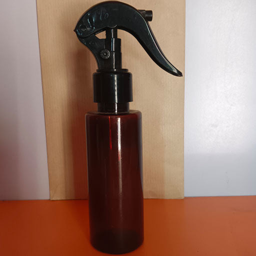 120 ml Amber Sleek With Black Trigger Pump On/Off
