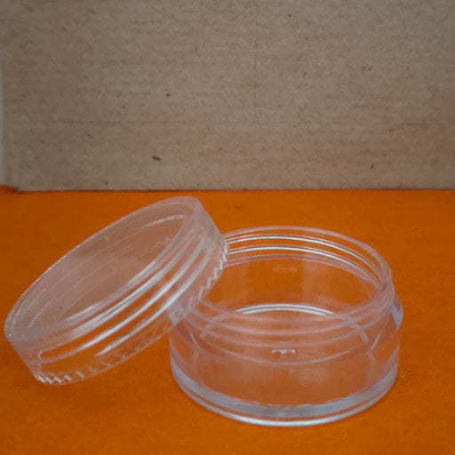 12g Acrylic San Jar Transparent Cap