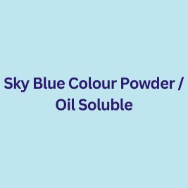 Sky Blue Colour Powder / Oil Soluble