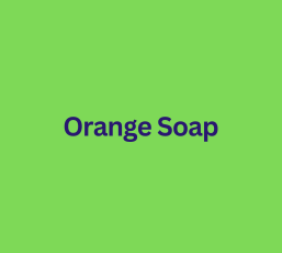 Orange soap