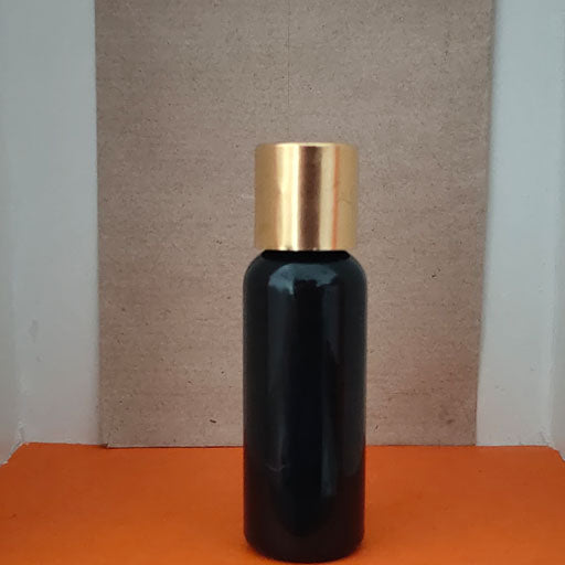 30 ml Amber Round Gold Screw Cap