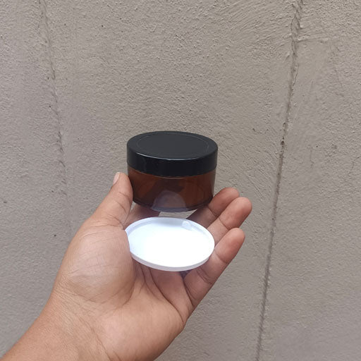 50 g Amber SanJar Black Cap