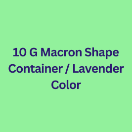 Macron Shape Container / Lavender  color