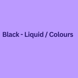 Black - Liquid /  Colours