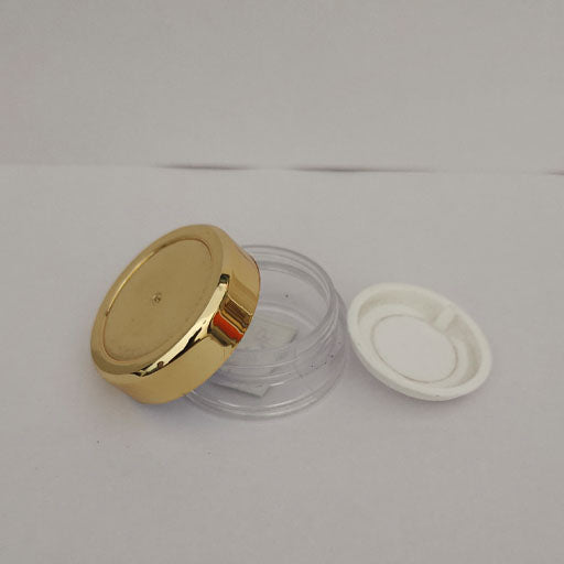 8 g Transparent San Jar Gold Cap