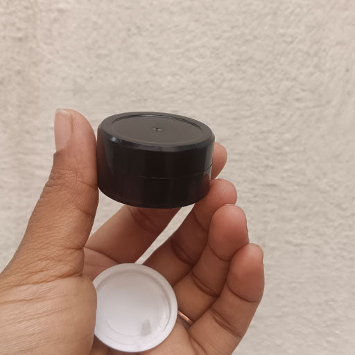 8 g Amber San Jar Black Cap