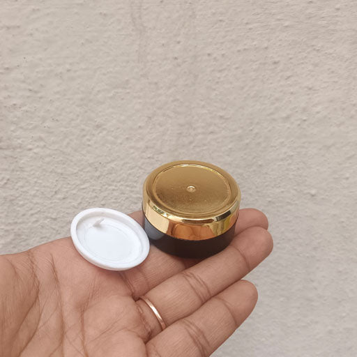 8  g AmberSan Jar Gold Cap