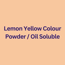 Lemon Yellow Colour Powder / Oil Soluble