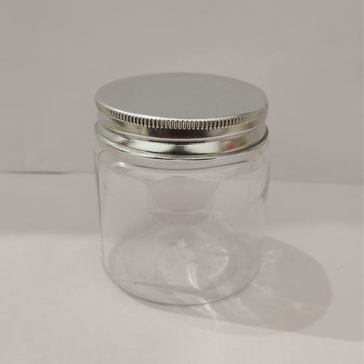 200 g Pet Jar with Aluminium Silver Screw Cap