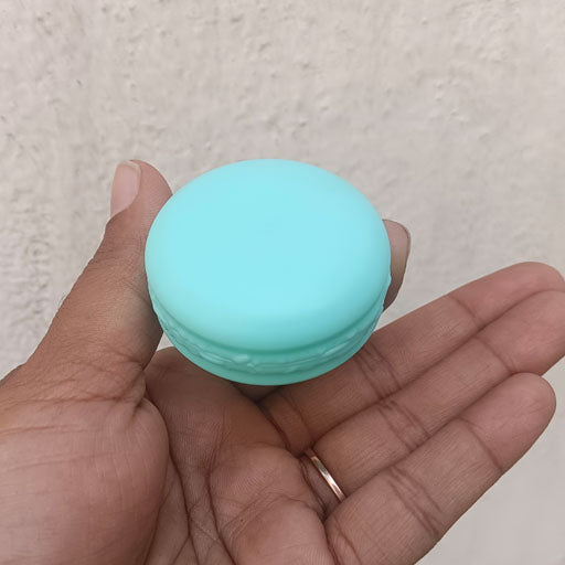 Macron Shape Container / Aqua blue