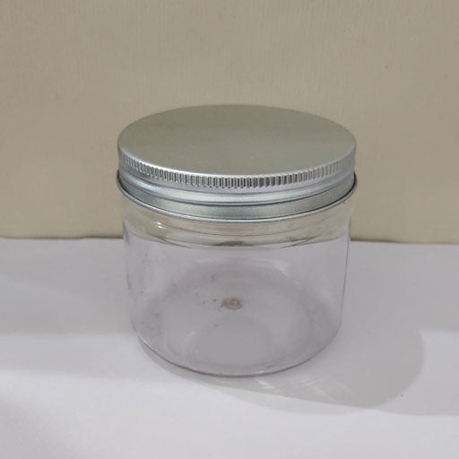 300 g Pet Jar with Aluminium Silver Screw Cap