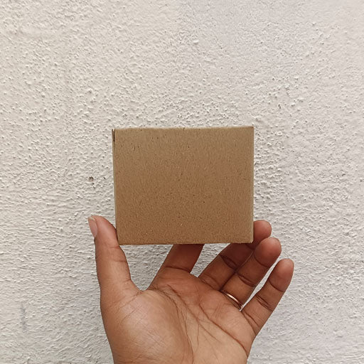 Square Brown Soap Box Plain
